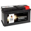 SIGA Performance Autobatterie 100Ah 12V (+Pol Rechts)